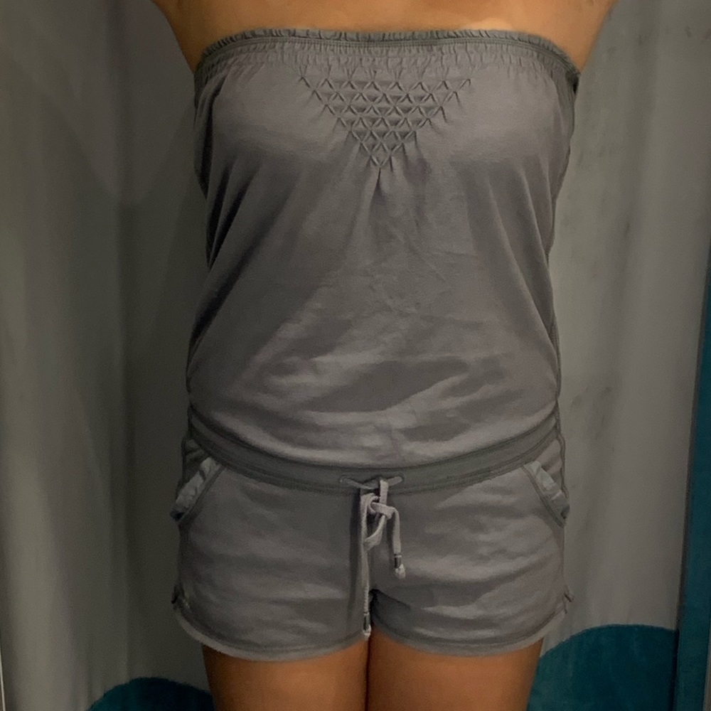 Abercrombie and Fitch grey romper